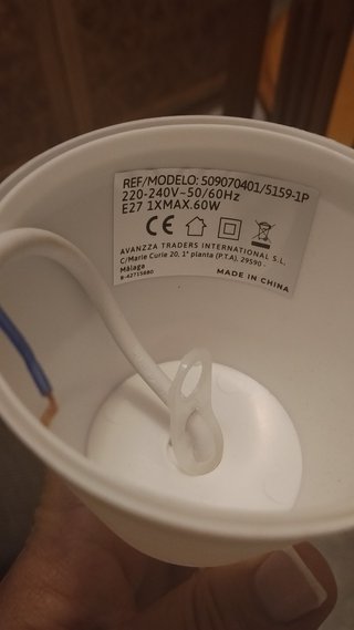 2 Lámparas Colgantes Blancas