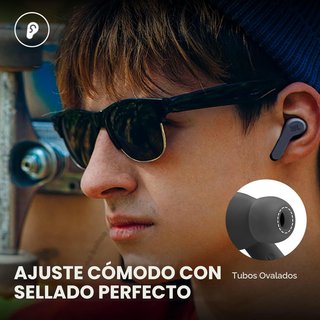 JBL Wave Beam auriculares inalámbricos negros