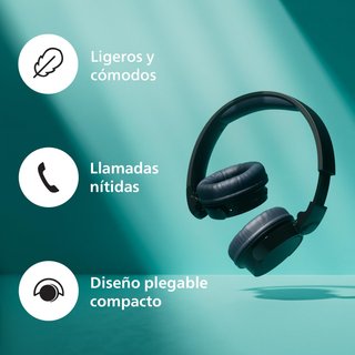 PHILIPS auriculares bluetooth ligeros sonido