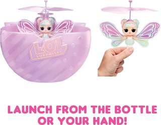 L.O.L. Surprise muñeca alas voladoras recargable