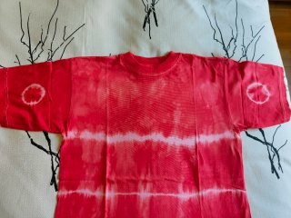 Camiseta Tie Dye Unisex Roja