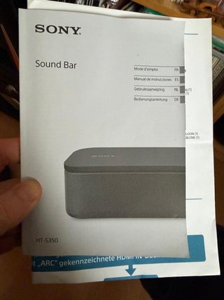Barra de Sonido Sony Negra