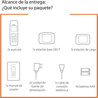 Gigaset telefono cordless con tasti grandi