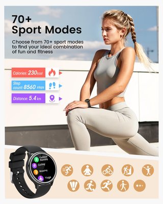 Smartwatch Sanorum donna salute e sport
