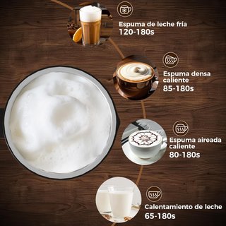 YASHE espumador leche eléctrico fácil limpieza