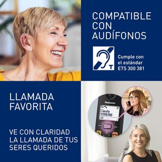 Telefono cordless digitale Panasonic con pulsanti