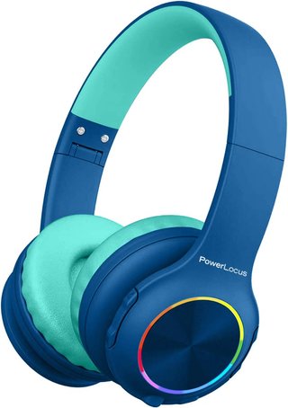 PowerLocus auriculares bluetooth niños luces LED