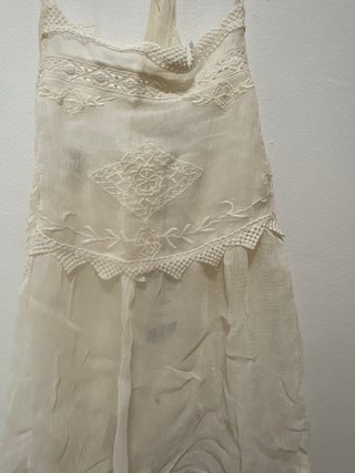 Top Mango Triangel Beige Talla XS