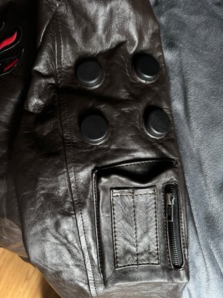 Réplica Chaqueta de Piel Cyberpunk 2077 Samurai