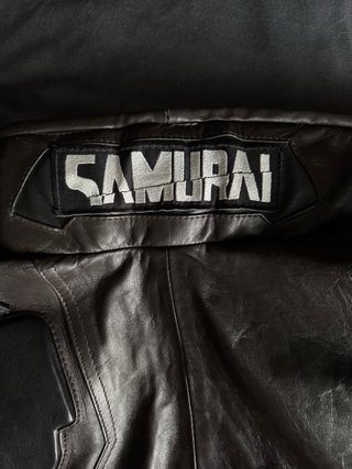 Réplica Chaqueta de Piel Cyberpunk 2077 Samurai