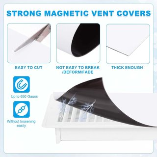 Cubiertas ventilación magnéticas para aire
