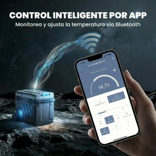 Nevera y Congelador OUTSUNY 49L Dual