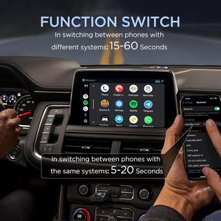 Adattatore wireless CarPlay Android Auto rapido