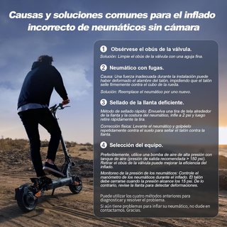 Pneumatici tubeless 10" per scooter off-road
