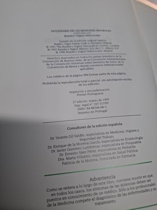 Diccionario de las Medicinas Naturales