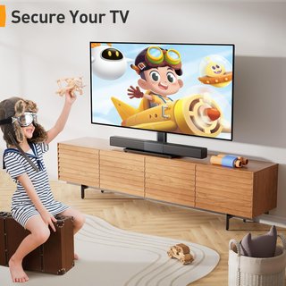 Perlegear soporte TV giratorio ajustable 26-60"