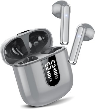 Jesebang Auriculares Bluetooth sonido pantalla led