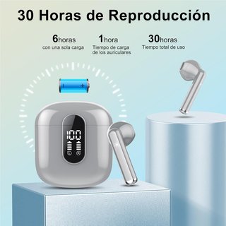 Jesebang Auriculares Bluetooth sonido pantalla led
