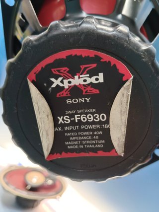 pareja de altavoces para coche sony Xplod XS-F6930 3 vias, 180w. 4 ohmnios