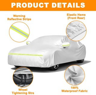 AOOSA funda coche impermeable anti UV