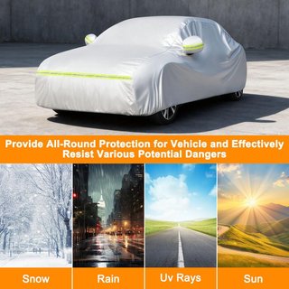 AOOSA funda coche impermeable anti UV