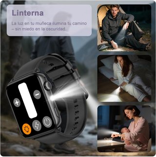 Smartwatch IOWODO per sport, chiamate, salute e stile