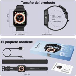 Smartwatch IOWODO per sport, chiamate, salute e stile