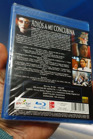 Blu-ray adiós a mi concubina nuevo
