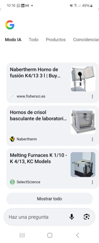 Horno Fusión Nabertherm K 4/13