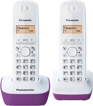 Telefoni cordless fissi viola Panasonic