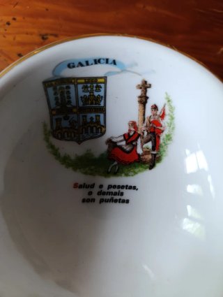 Set de vino decorativo barril y cuncas