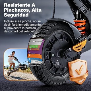 Pneumatici tubeless 10'' per scooter KuKirin G3