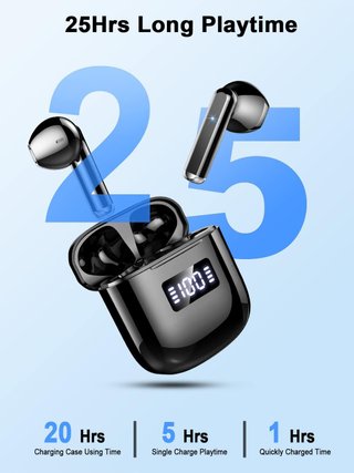 Auriculares inalámbricos Bluetooth 5.3 con