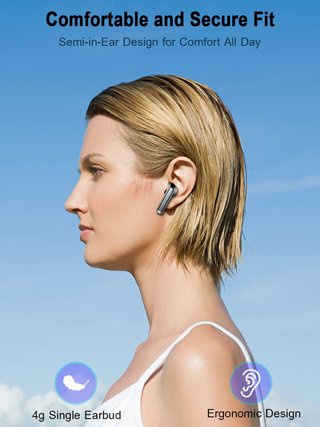 Auriculares inalámbricos Bluetooth 5.3 con