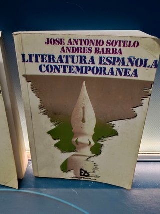 2 tomos, LITERATURA ESPAÑOLA CONTEMPORANEA - EDITORIAL DOSSAT - 1990