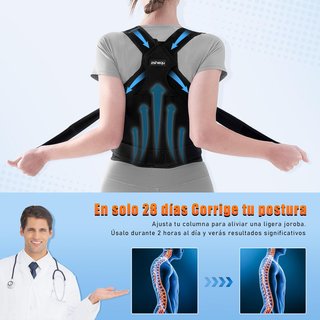 Correttore postura schiena traspirante regolabile