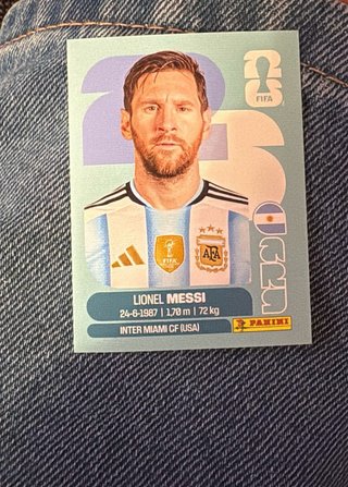 Cromo Lionel Messi Inter Miami CF Mundial