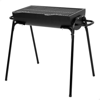 AKTIVE Barbacoa carbón portátil acero