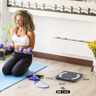 Báscula Grasa Corporal Digital Wireless Fitdays