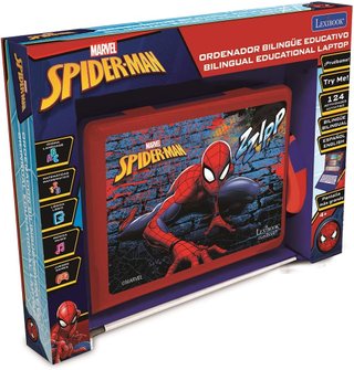 LEXIBOOK Spider-Man ordenador educativo bilingüe