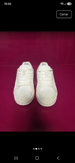 Zapatillas Calvin Klein TOP LACE UP blancas