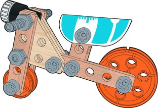 Hape set construcción madera imaginación regalo