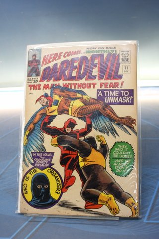 Marvel Comics. Daredevil #11, 1965. USA. ”A Time to Unmask!”.