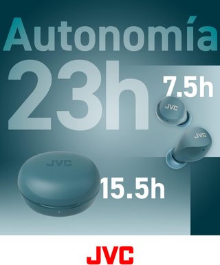 JVC auriculares inalámbricos pequeños ligeros
