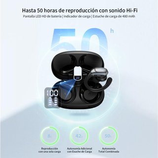 Auriculares deportivos bluetooth batería larga