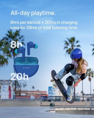 Belkin auriculares bluetooth niños volumen seguro