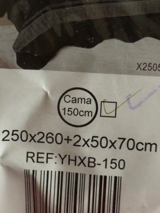 Colcha bouti para cama de 150cm. Nuevo a estrenar.