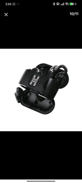 Set 2 Auriculares Bluetooth Negros.
