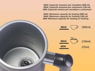 BEPER espumador leche automático 4 funciones