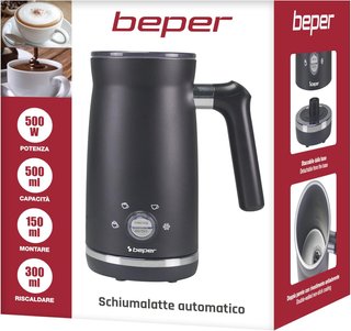 BEPER espumador leche automático 4 funciones